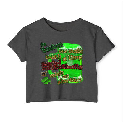 celtics logo - Women's Festival Crop Top