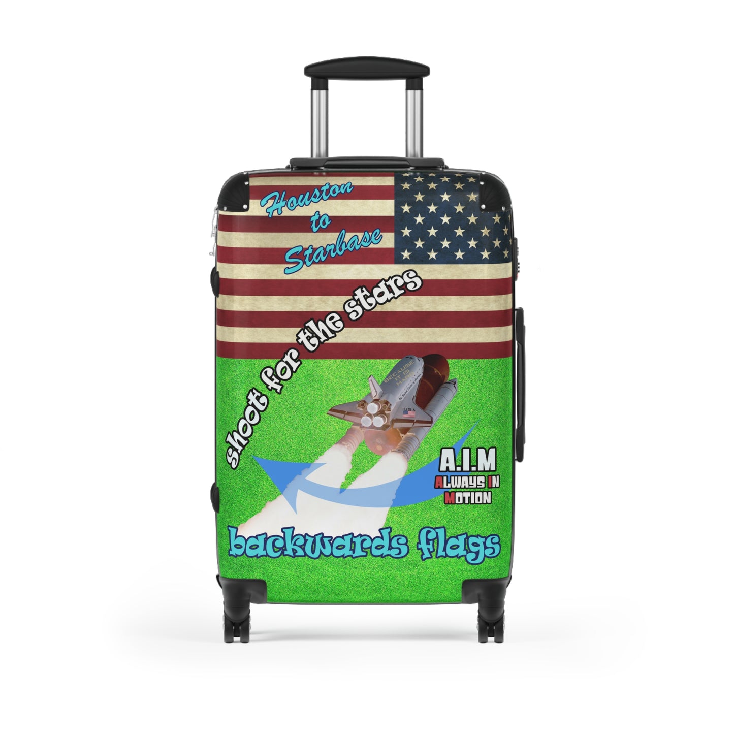 shoot for the stars - Suitcase (green turf)