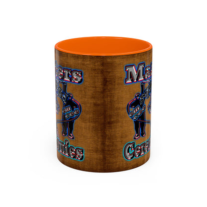 em cee squared - Accent Mug (brown papyrus)