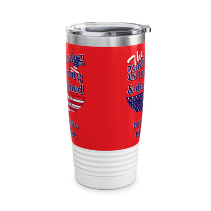 american wing - Ringneck Tumbler, 20oz (red)