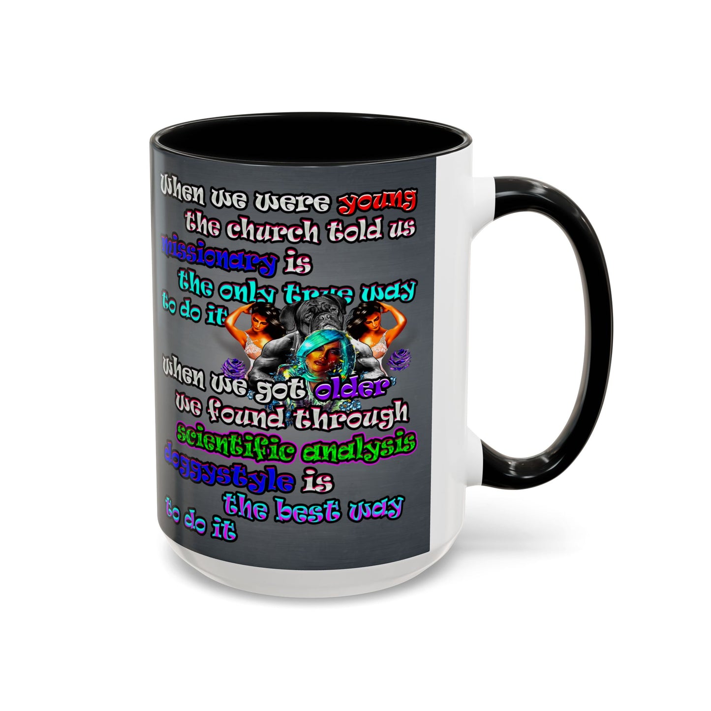 doggystyle - Accent Mug (grey-light grey)