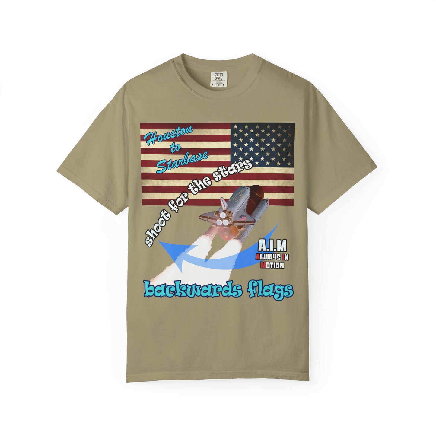 shoot for the stars - Unisex Garment-Dyed T-shirt
