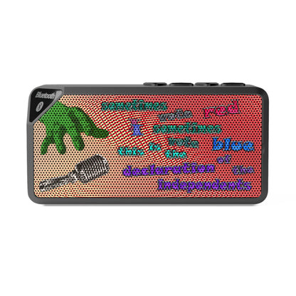 declaration of the independents - Jabba Bluetooth Speaker (yellow-orange wave)