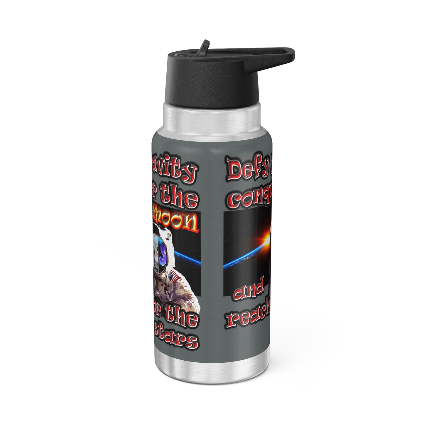 defy conquer reach - Gator Tumbler, 32oz (dark grey)