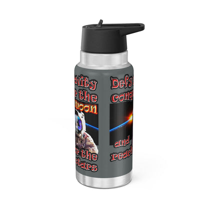defy conquer reach - Gator Tumbler, 32oz (dark grey)