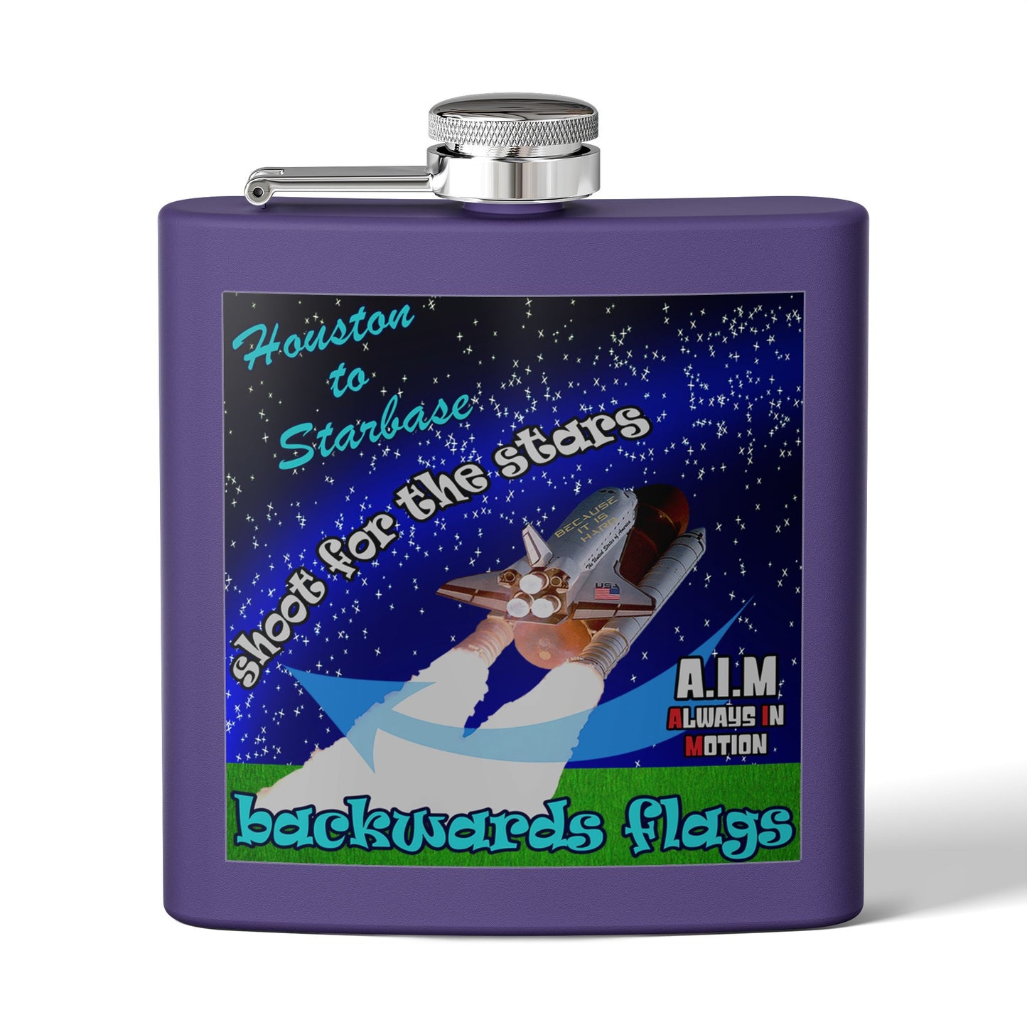shoot for the stars - Stainless Steel Flask