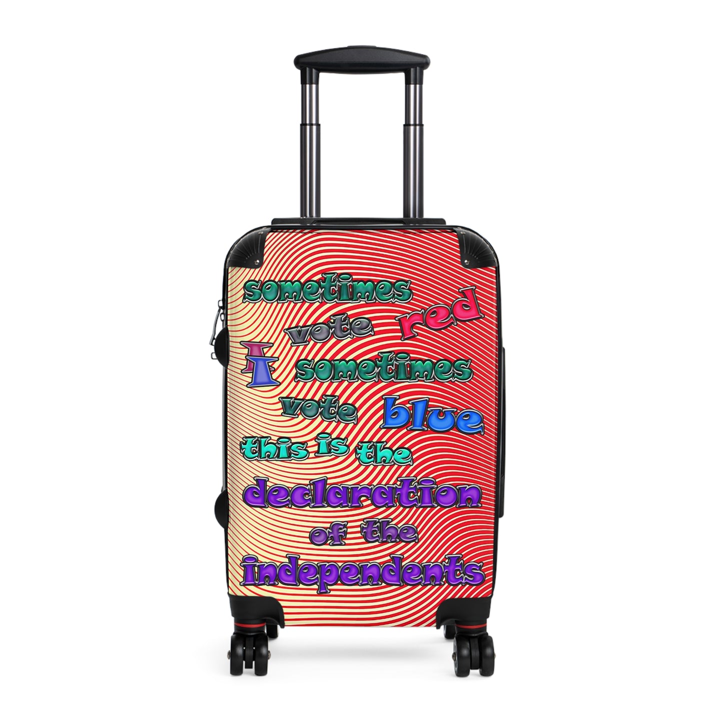 declaration of the independents - Suitcase (yellow-orange wave)