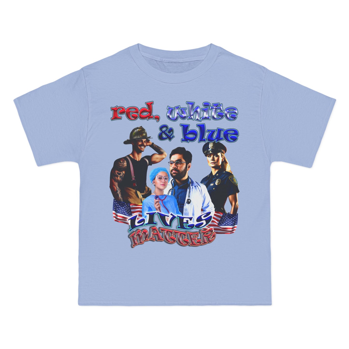 rw&b lives matter - Beefy-T®  Short-Sleeve T-Shirt