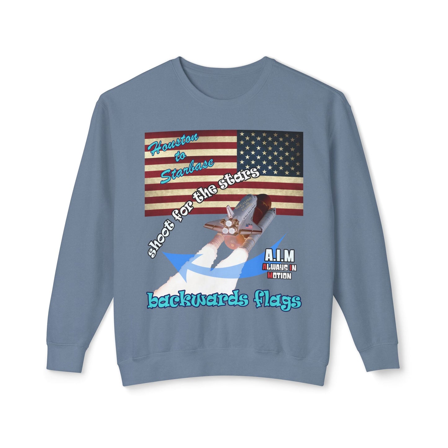 shoot for the stars - Unisex Lightweight Crewneck Sweatshirt