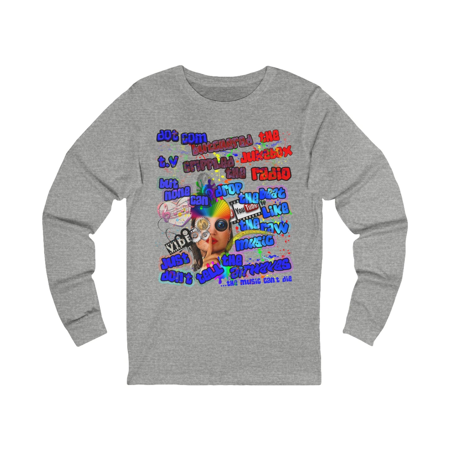 drop the beat - Unisex Jersey Long Sleeve Tee