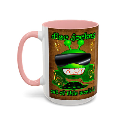 disc jockey - Accent Mug (brown papyrus)