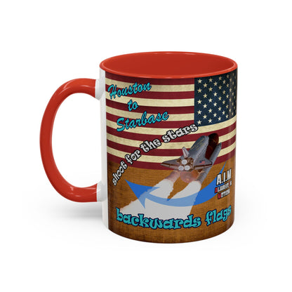 shoot for the stars - Accent Mug (brown papyrus)