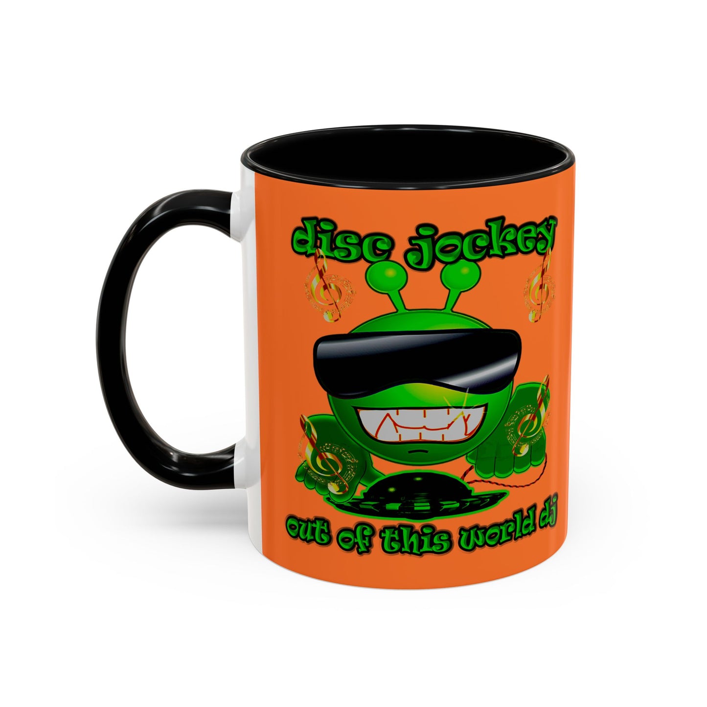 disc jockey - Accent Mug (crusta)