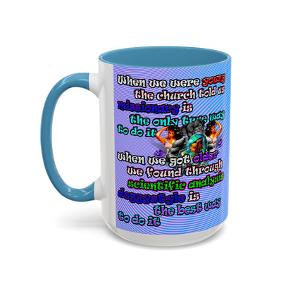 doggystyle - Accent Mug (light blue-purple wave)