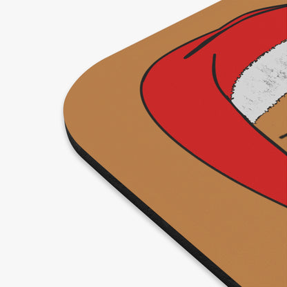santa's shoes - Mouse Pad (Rectangle) (light brown)