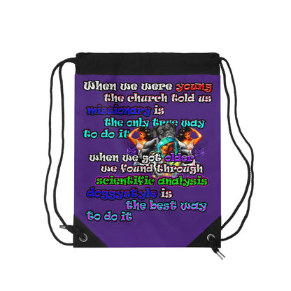 doggystyle - Drawstring Bag (purple)