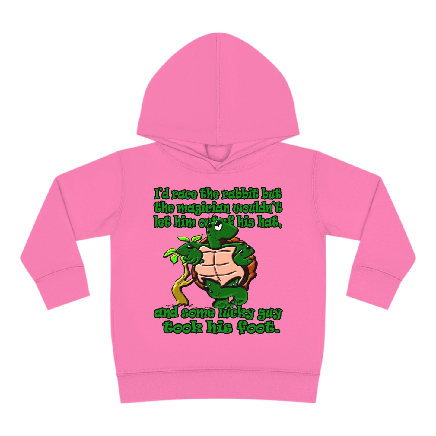 turtle race - Toddler Pullover Fleece Hoodie