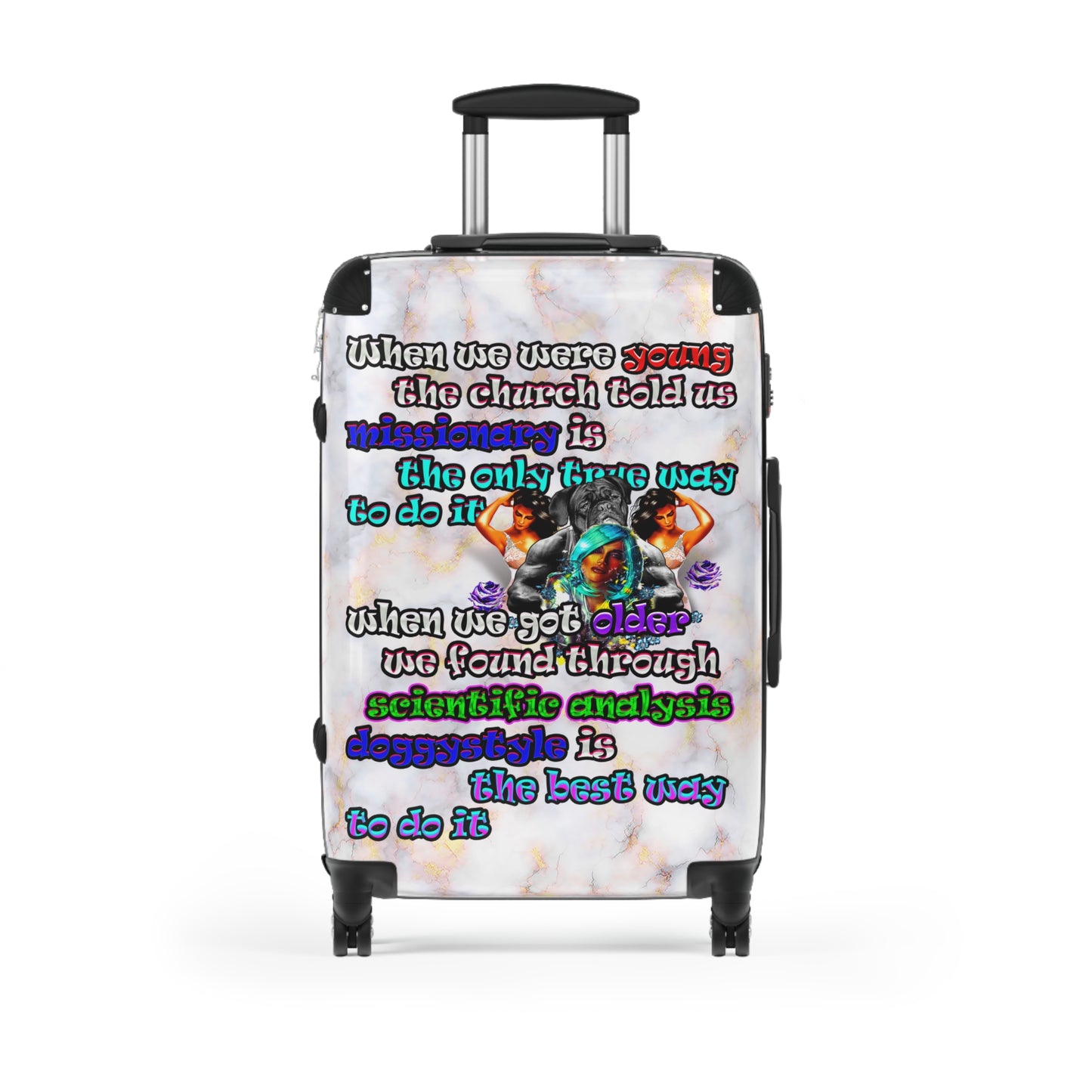 doggystyle - Suitcase (white marble)