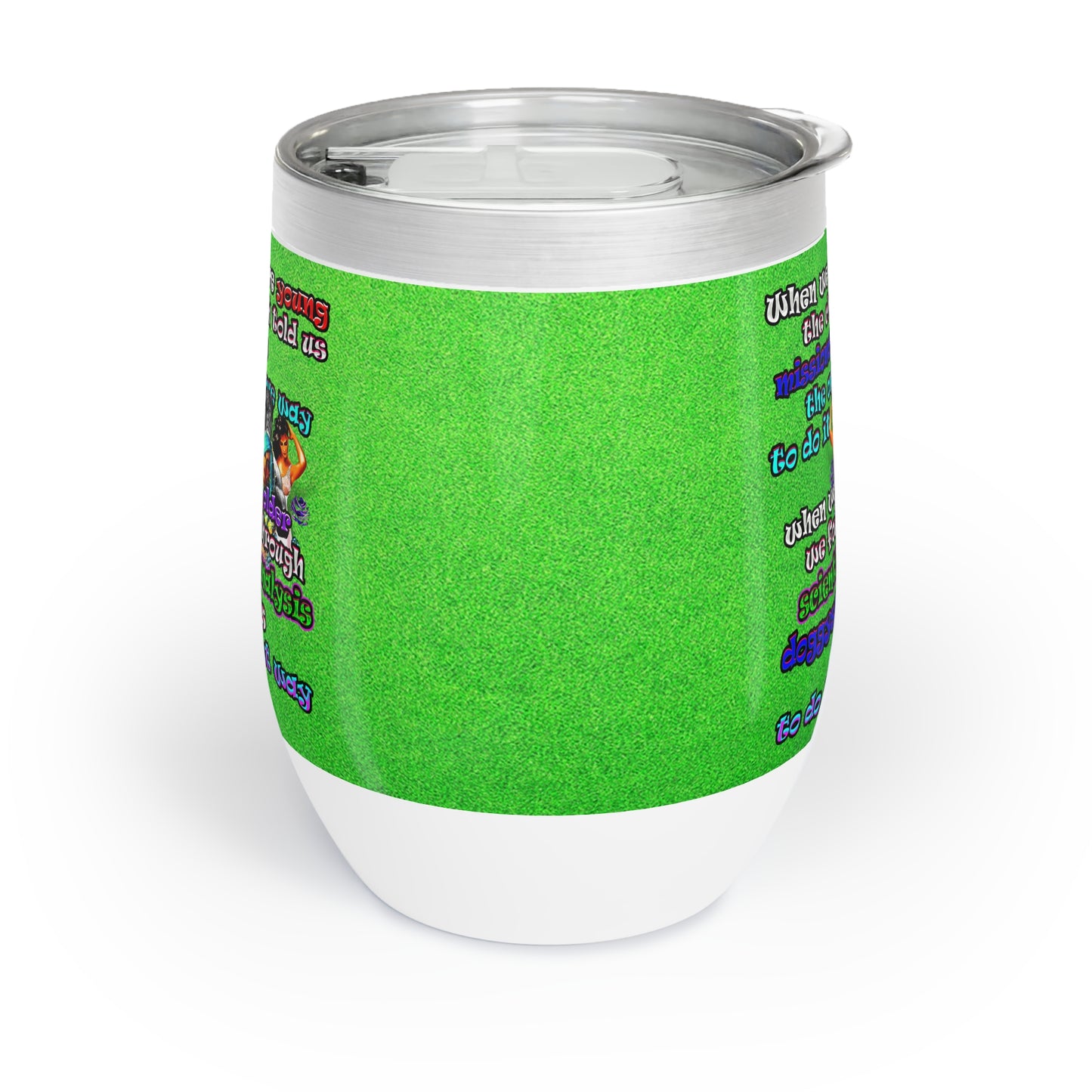 doggystyle - Chill Wine Tumbler (green turf)