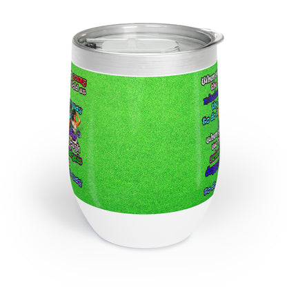 doggystyle - Chill Wine Tumbler (green turf)