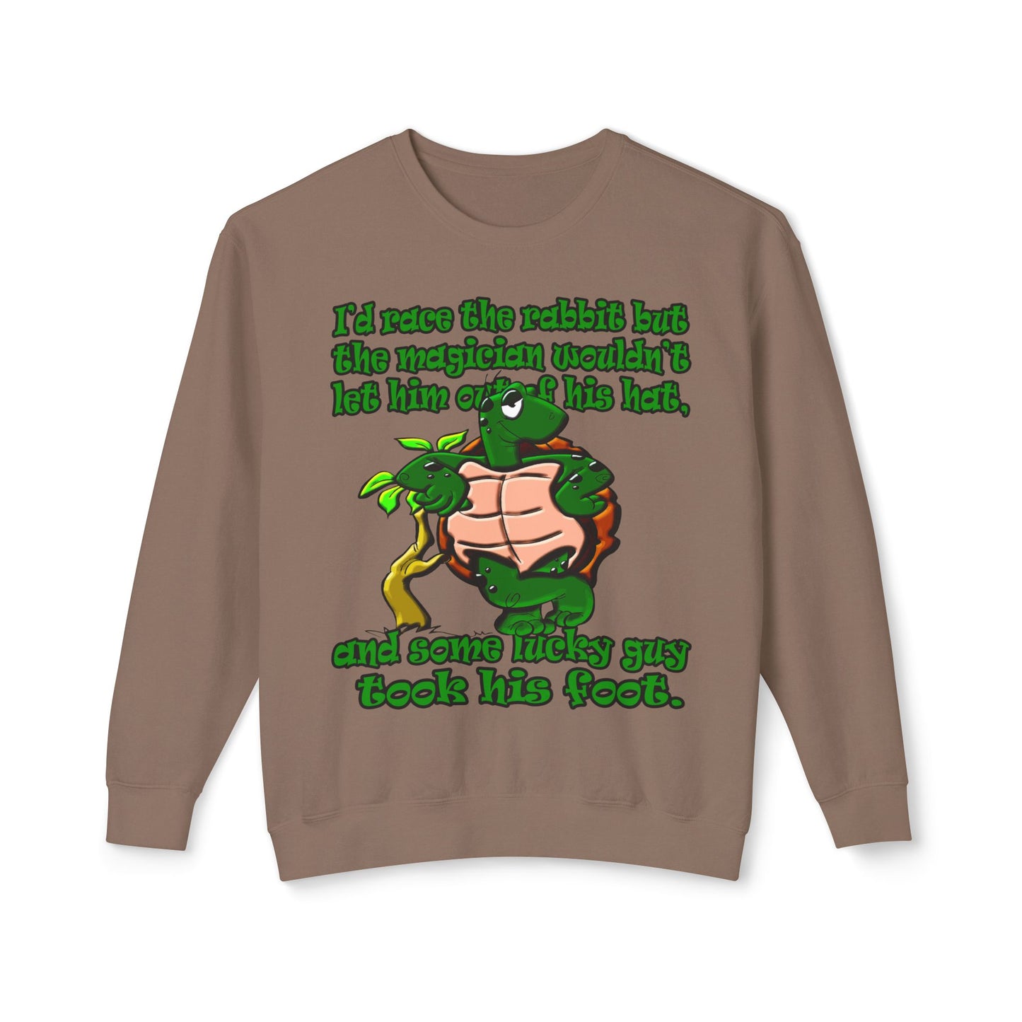 turtle race - Unisex Lightweight Crewneck Sweatshirt