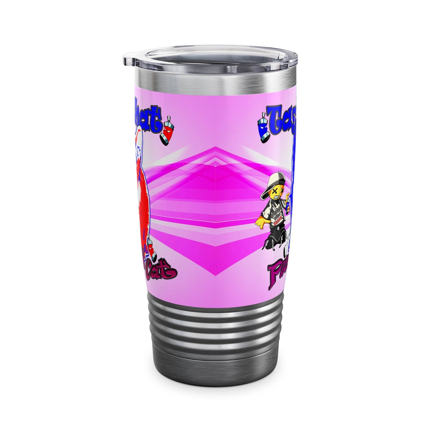 tag that - Ringneck Tumbler, 20oz (light blue-pink wave)