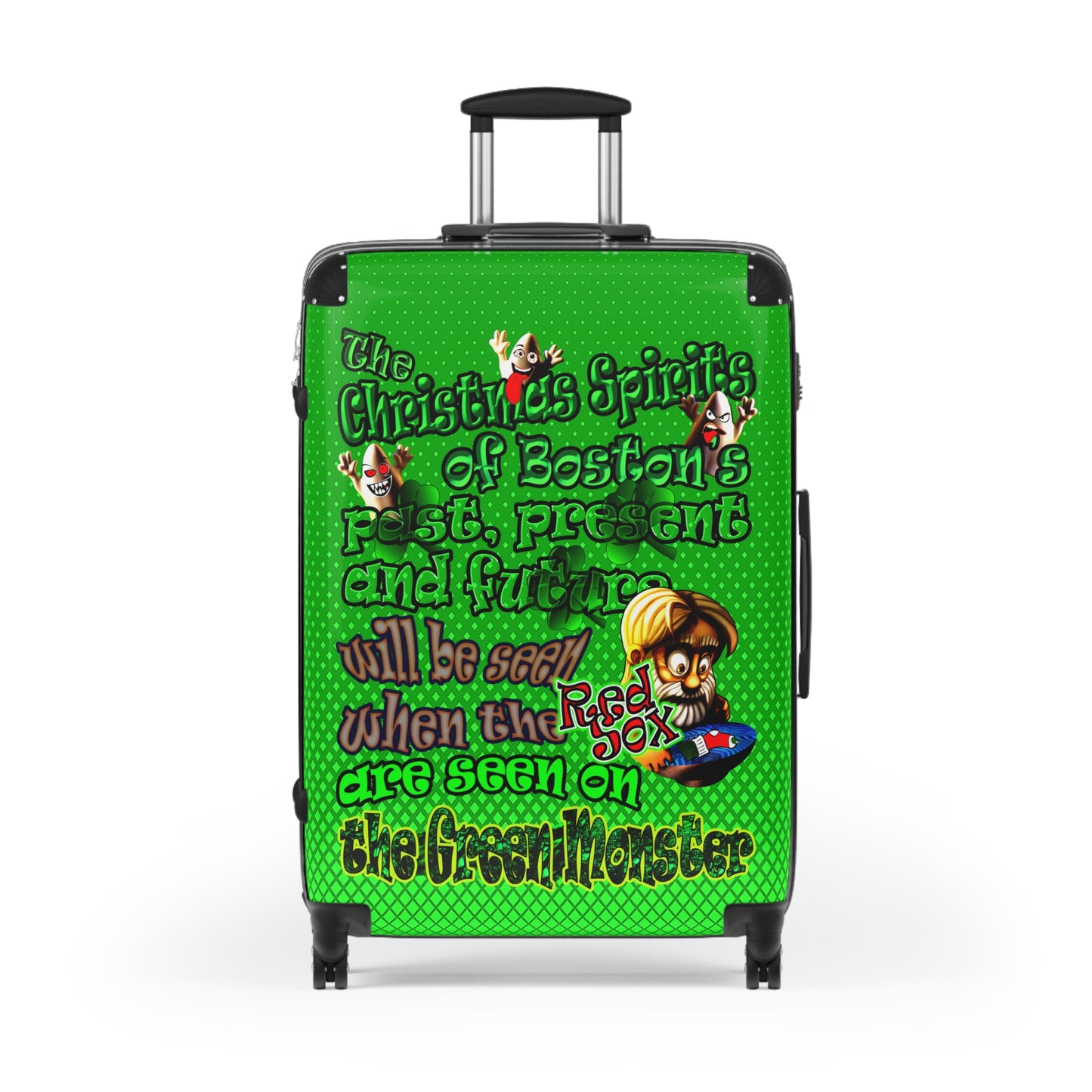 christmas spirits of boston - Suitcase (logo green)