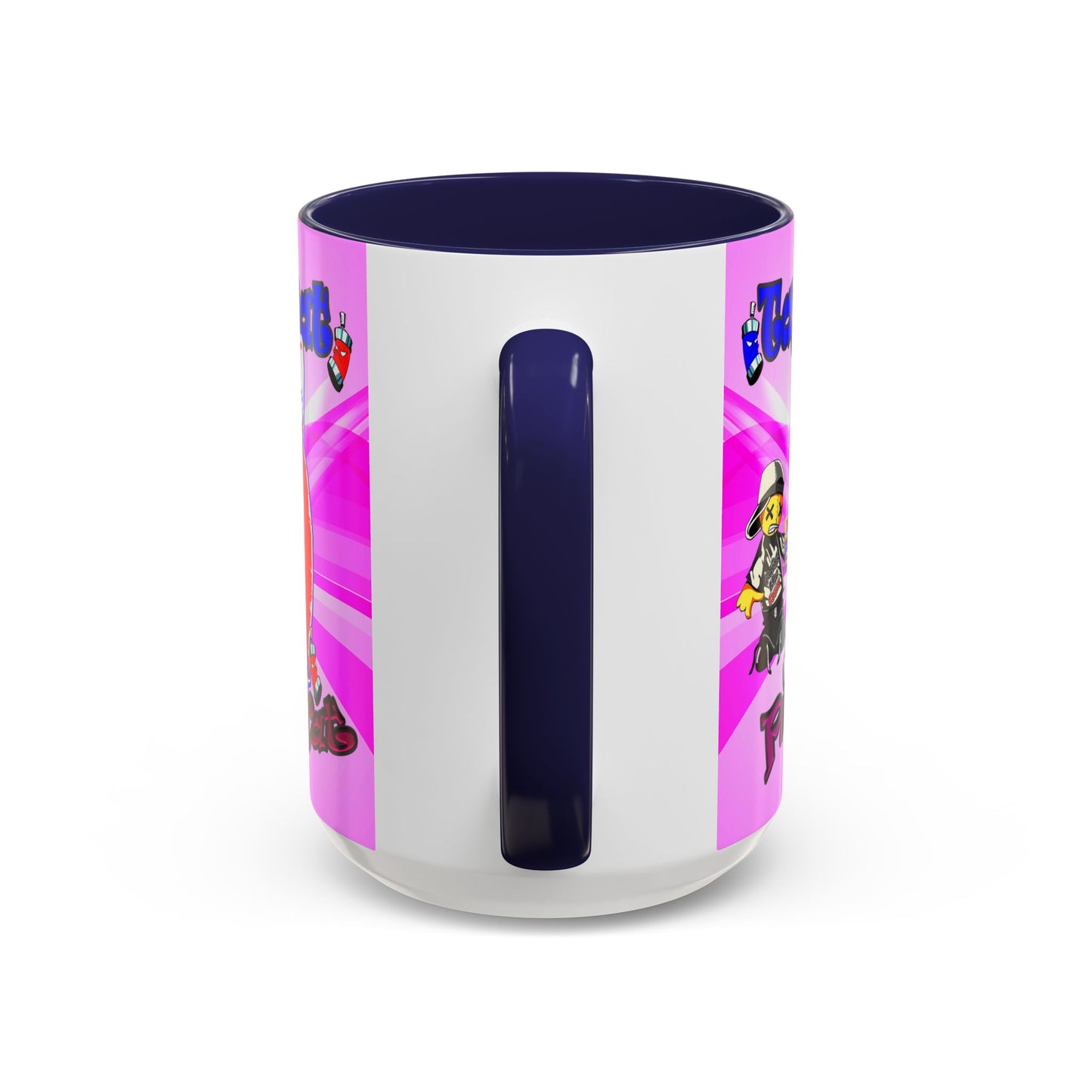 tag that - Accent Mug (light blue-pink wave)