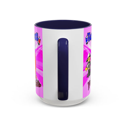 tag that - Accent Mug (light blue-pink wave)