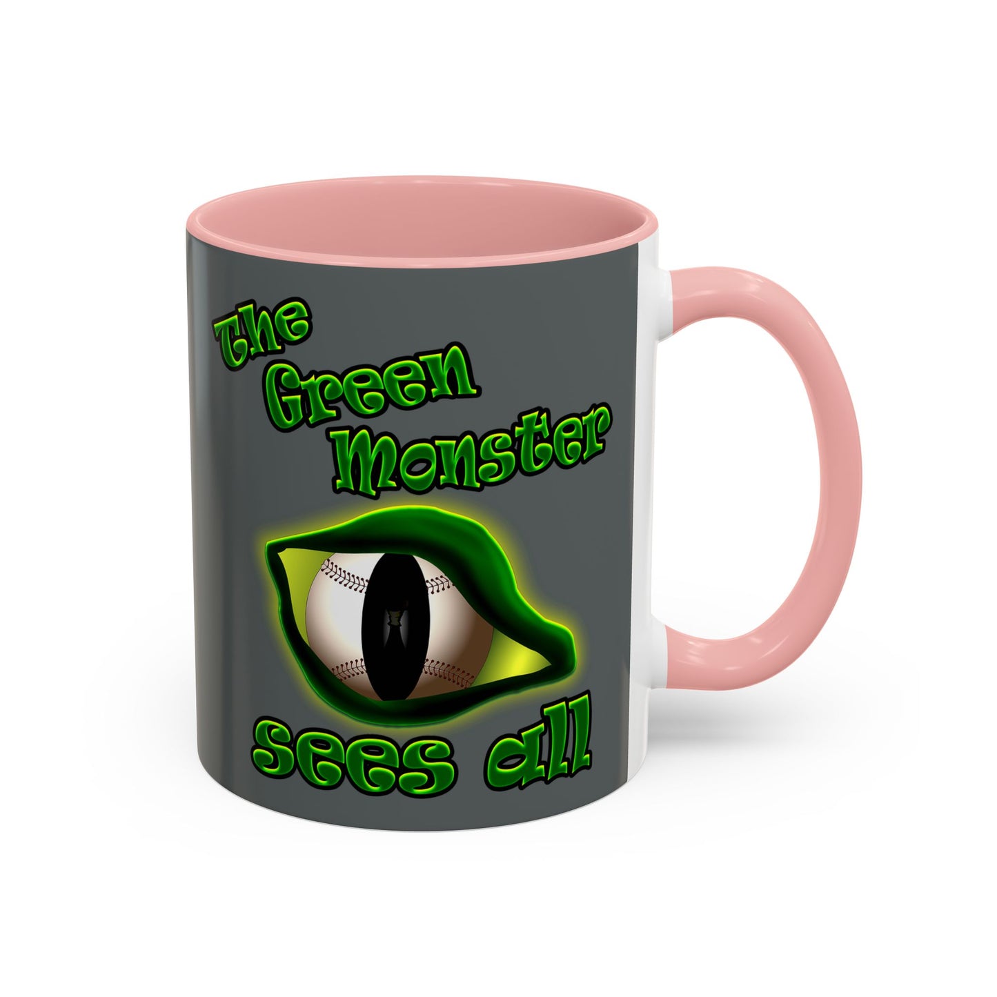 green monster - Accent Mug (dark grey)