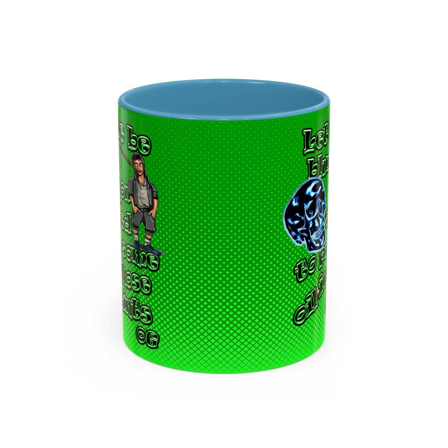 og - Accent Mug (logo green)