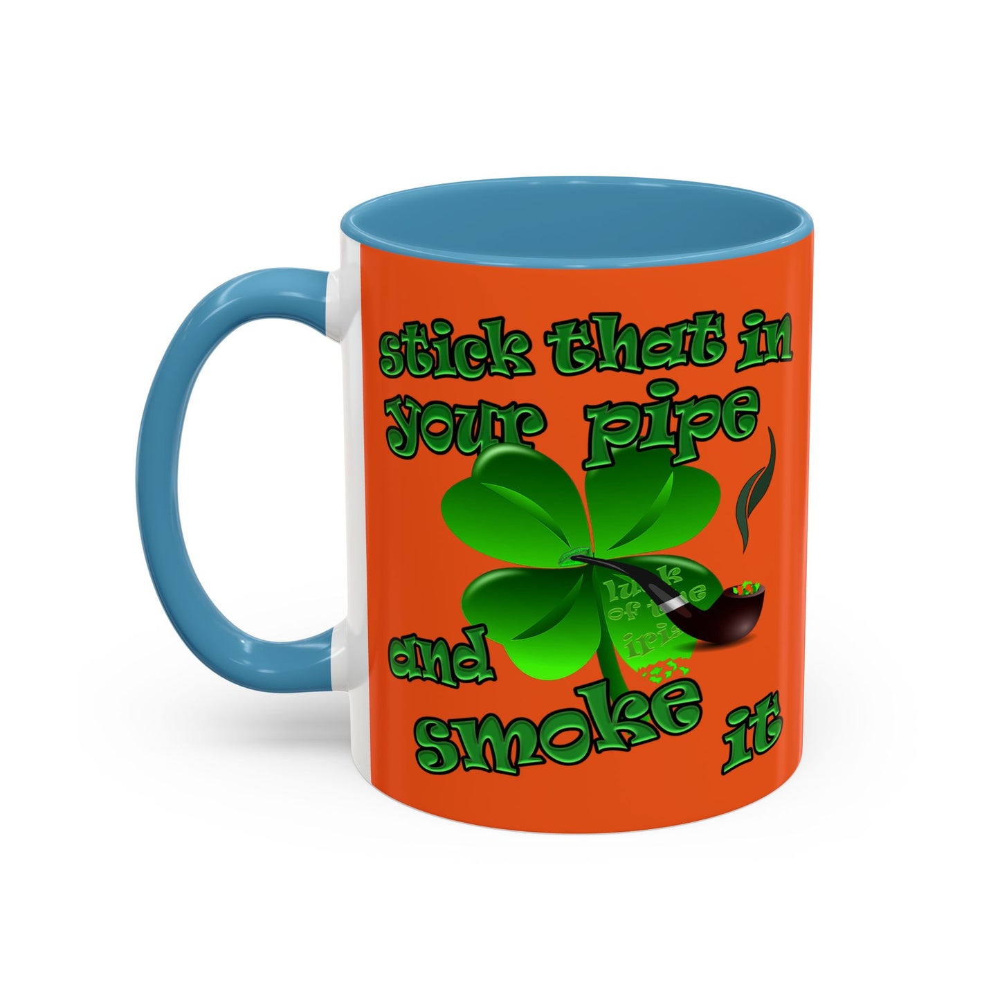 celtics logo - Accent Mug (orange)