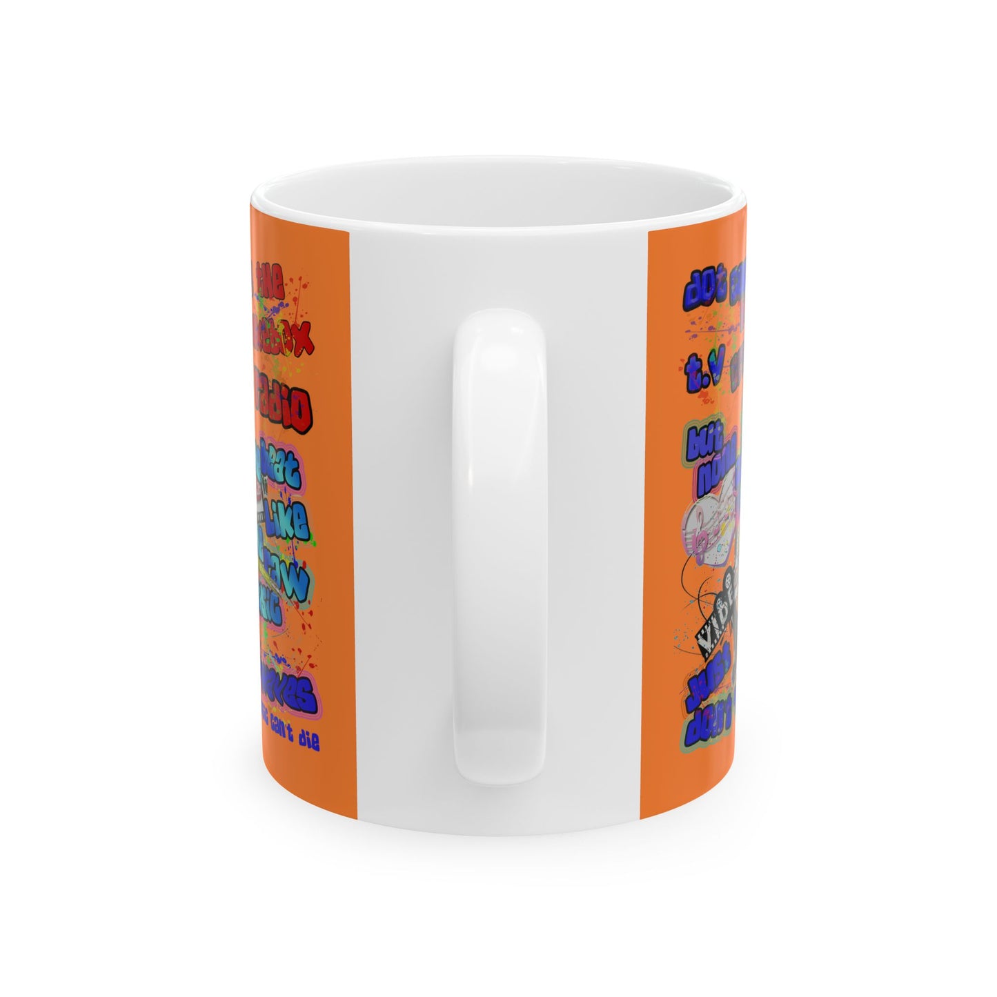 drop the beat - White Mug (crusta)