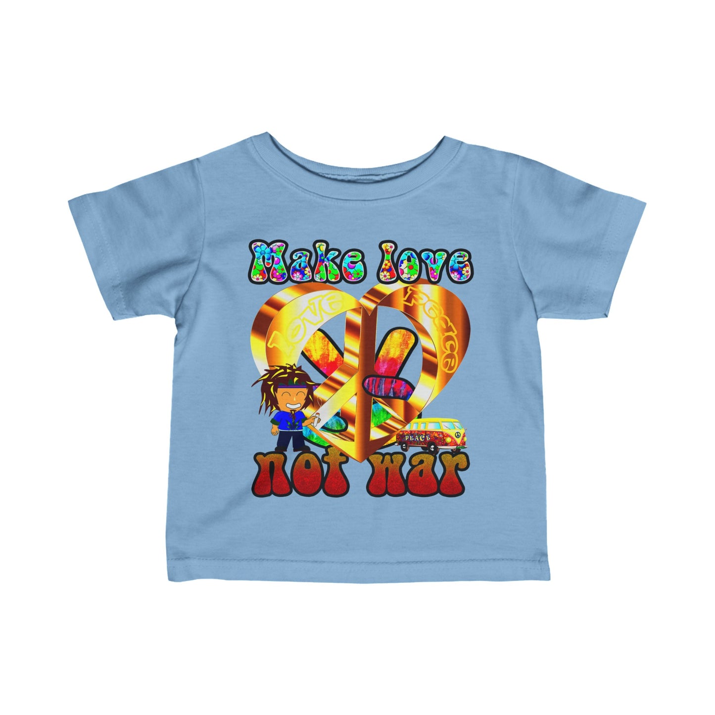 love peace - Infant Fine Jersey Tee