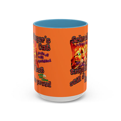schrodinger's cat - Accent Mug (crusta)