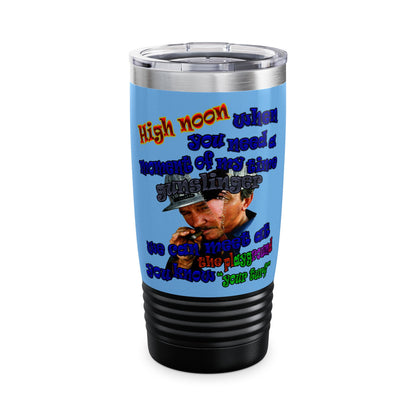 high noon - Ringneck Tumbler, 20oz (light blue)