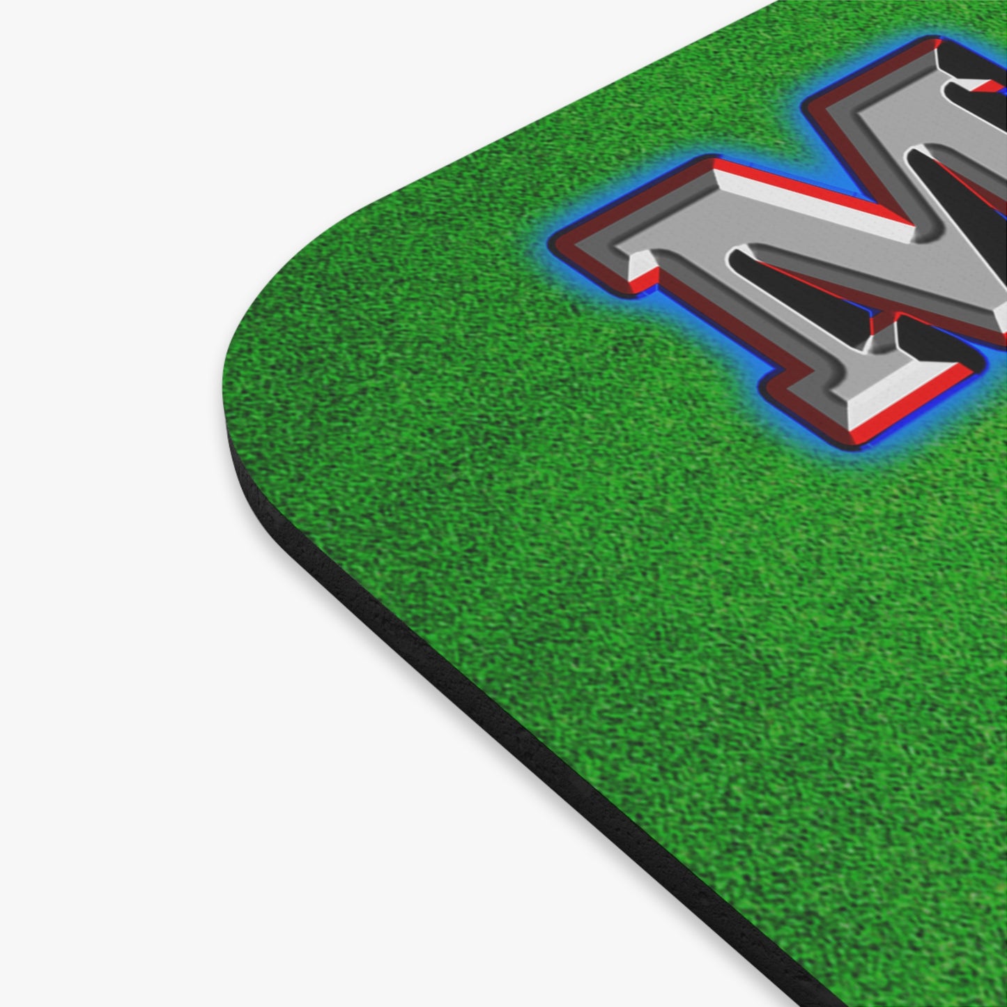 em cee squared - Mouse Pad (Rectangle) (green turf)