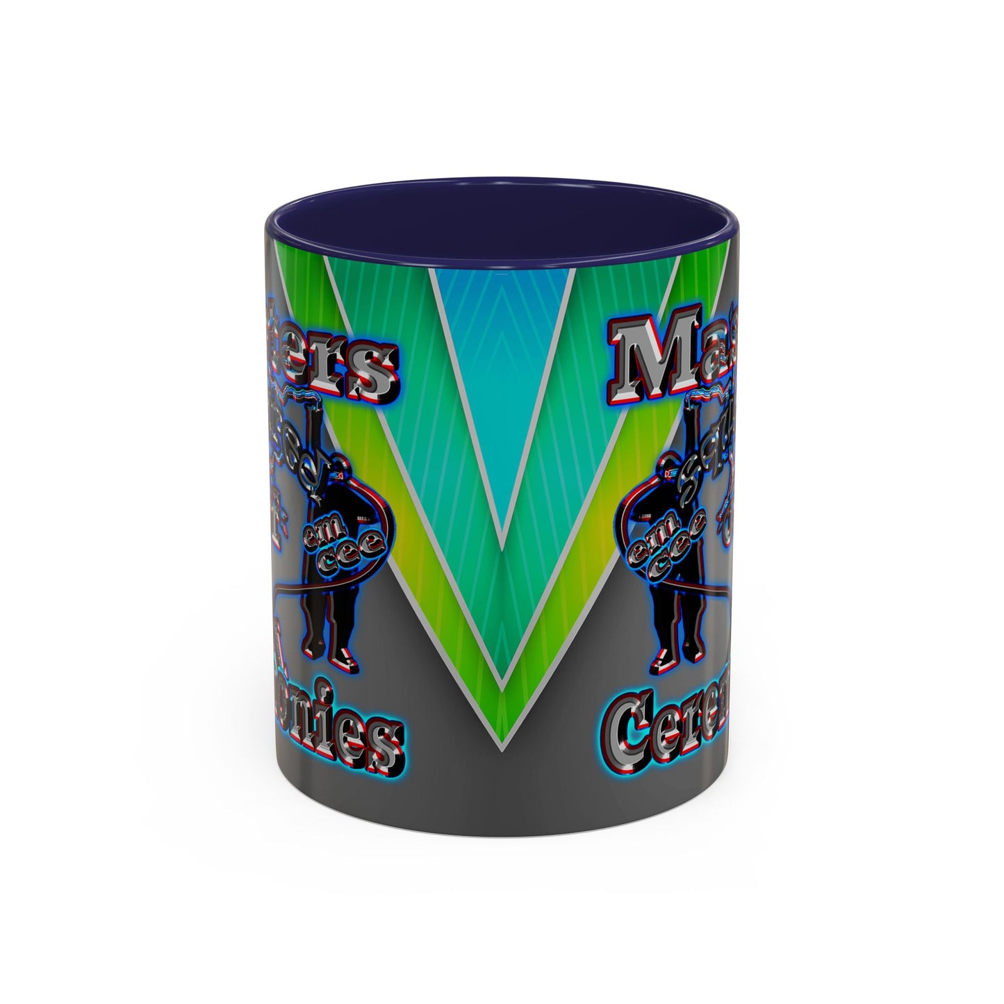 em cee squared - Accent Mug (rainbow split)