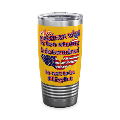 american wing - Ringneck Tumbler, 20oz (yellow)