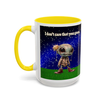 I don't care that your grey - Accent Mug ('snoops' background)