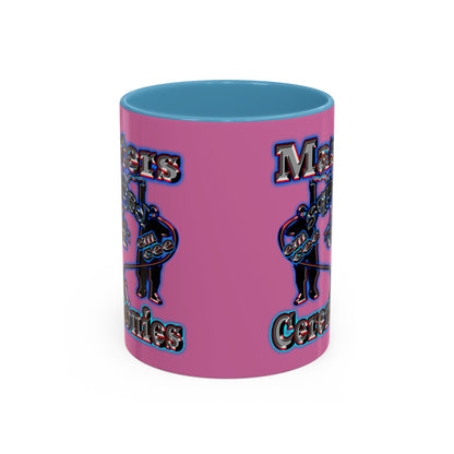 em cee squared - Accent Mug (light pink)