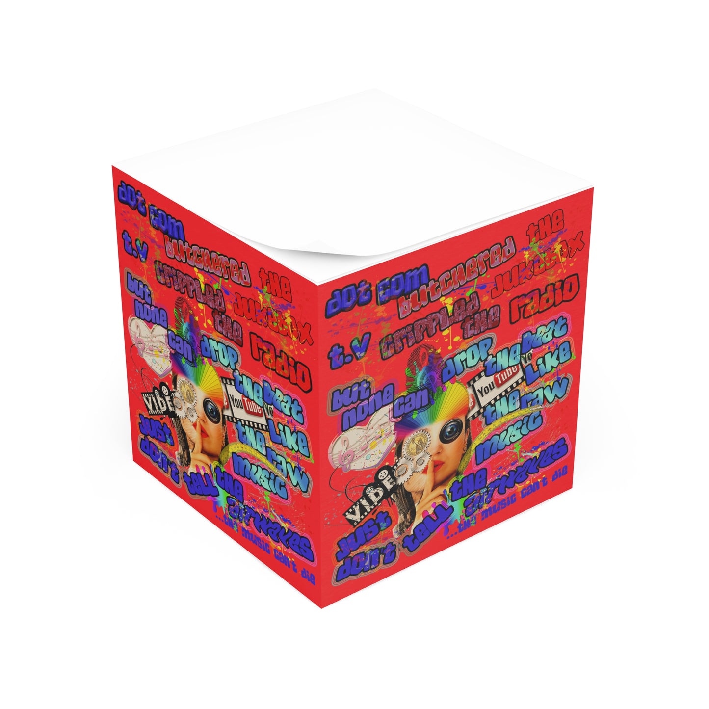 drop the beat - note cube (red)