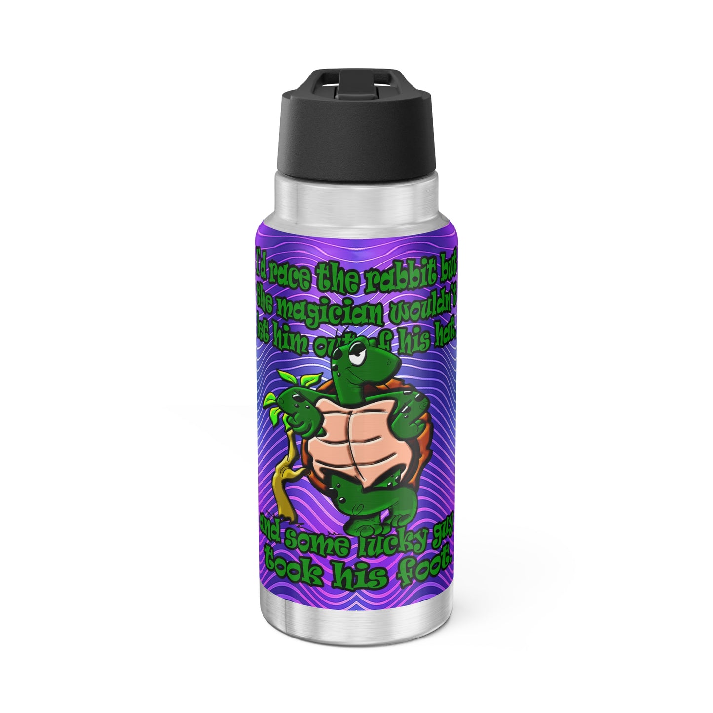 turtle race - Gator Tumbler, 32oz  (purple wave)
