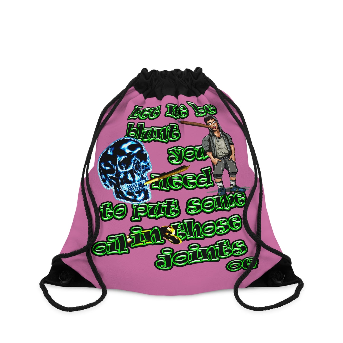 og - Drawstring Bag (light pink)