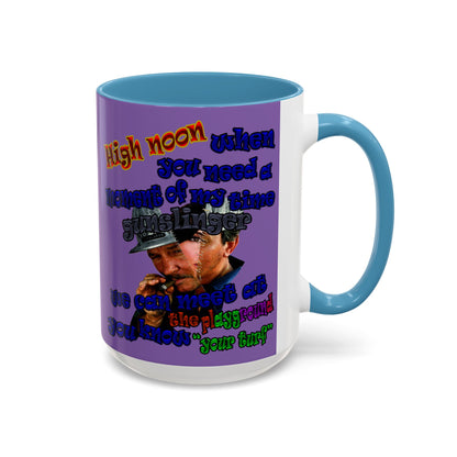 high noon - Accent Mug (light purple)