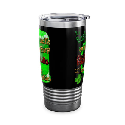 celtics logo - Ringneck Tumbler, 20oz (black)