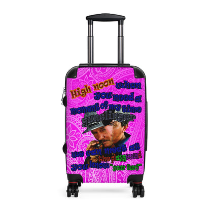 high noon - Suitcase (pink swirl)