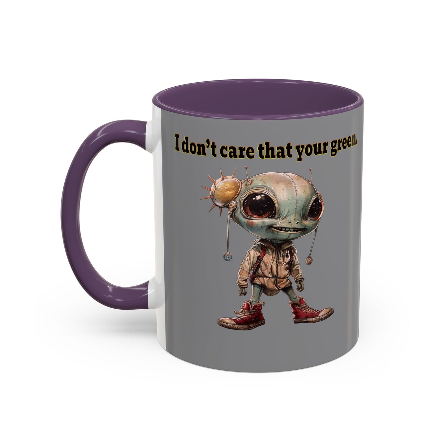 I don't care that your grey - Accent Mug (grey)