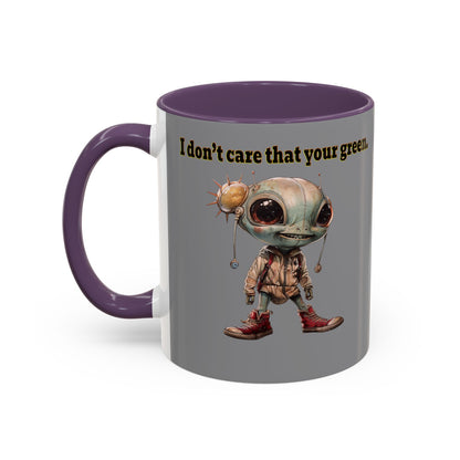I don't care that your grey - Accent Mug (grey)