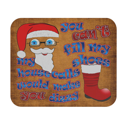 santa's shoes - Mouse Pad (Rectangle) (brown papyrus)